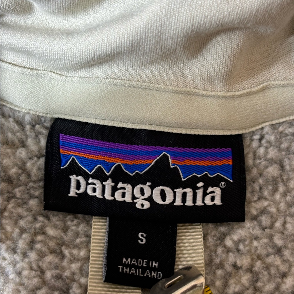 Patagonia Better Sweater 1/4 Zip Pull Over Fleece Long Sleeve Pelican Size Small - Picture 9 of 14